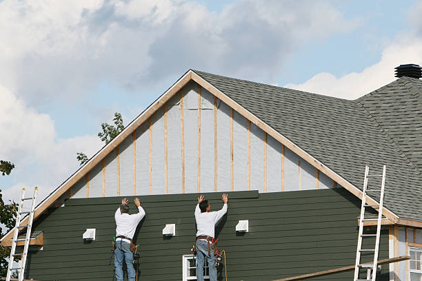 Professional Siding Replacement technician working in Hillsborough, NJ